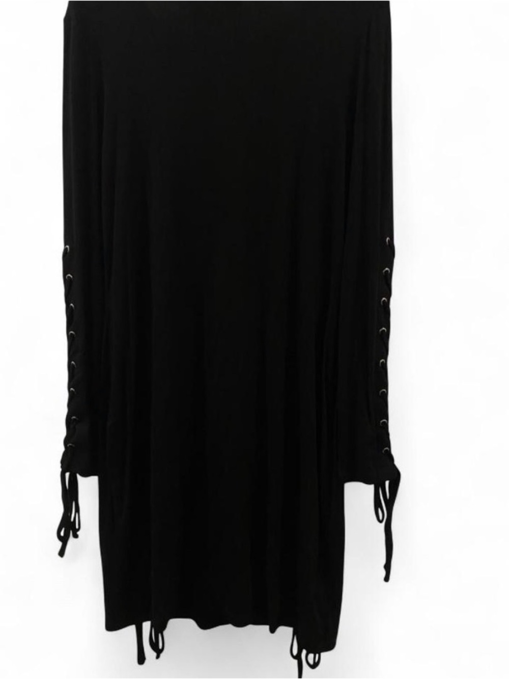 Killstar 🖤 Rory Black Lace-Up Bodycon Dress NWT 🖤 - Picture 4 of 6